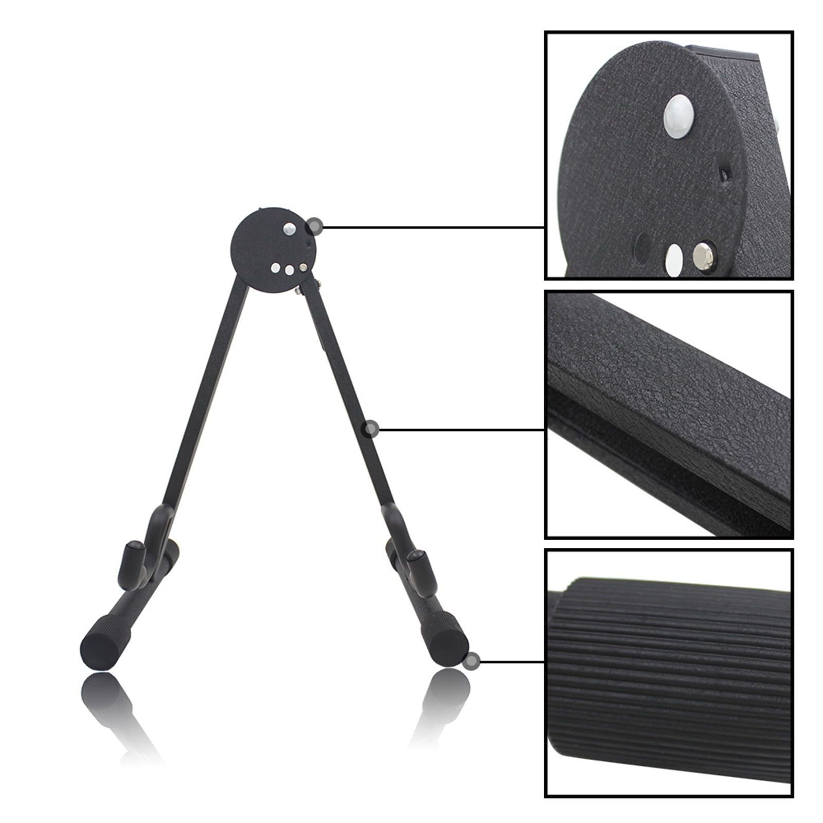 BIBABLYKE Adjustable Folding Cello Support Stand Stringed Instrument Holder for Electric Bass Electric Guitar Easy to Carry
