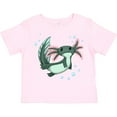 thumbnail image 3 of Inktastic Cute Axolotl Swimming with Bubbles Boys or Girls Toddler T-Shirt, 3 of 5
