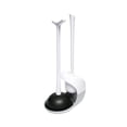 thumbnail image 1 of Cepillo Para Baño Y Destapador De Inodoro Kit con Soporte Belug Blanco con negro, 1 of 5