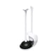 thumbnail image 1 of Cepillo Para Baño Y Destapador De Inodoro Kit con Soporte Belug Blanco con negro, 1 of 5