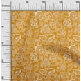 thumbnail image 2 of oneOone Georgette Viscose Orange Fabric Jacobean Silhouette Flower Sewing Fabric By The Yard Printed Diy Clothing Sewing Supplies 42 Inch Wide, 2 of 4