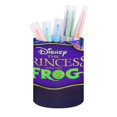thumbnail image 1 of Tiana La Princesa y el Sapo-theme Cylinder Pen Holder Pencil Organizer with Flannel Lining PVC Leather Material Cardboard Base for study work 10*8CM, 1 of 6
