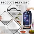 thumbnail image 4 of HELLHERO Top Handle Kitchen Blender Dust Covers with Colorful Dragonfly Rose Design & Multifunctional 15.94"H x 9.45"L x 7.28"W, 4 of 6