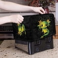 thumbnail image 5 of Xixirimido Green Axolotl Print Toaster Cover Kitchen Accessories Kitchen Small Appliance Dust Proof Cover with Drawstring Bread Maker Toaster Cover, for 2 Slice, 5 of 7