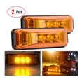 thumbnail image 2 of 6 Pcs 3.9 Inch 3 Truck Trailer Front Rear LED Side Marker Light Indicator Lamp Rock Light for Trailer Boat-, 2 of 7