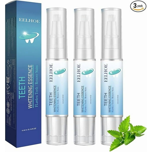 Teeth Whitening Essence - Teeth Whitening Essence Pen, Teeth Whitening Gel for Cleaning Teeth Stains, Freshening Breath and Reducing Yellowing, Intensive Teeth Stains Removal (3)