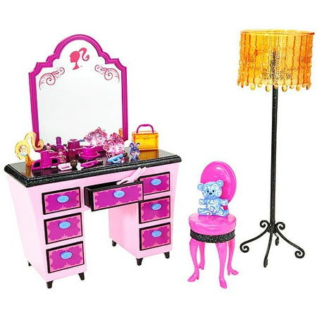 Barbie - Mattel Brb Prem Furn Vnty/dsk