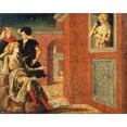 thumbnail image 2 of Liberale da Verona 24x20 Black Ornate Framed Double Matted Museum Art Print Titled: Scene from a Novella, 2 of 5