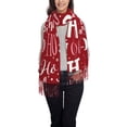thumbnail image 2 of Junzan Lightweight Women'S Fashion Ho Pattern Funny Christmas Printed Winter Fall Warm Scarves Scarf Shawl, 2 of 9