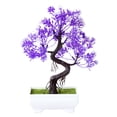 thumbnail image 2 of Artificial Flower Bonsai Tree-Fake Plant in Pot Artificial Plants,Faux Bonsai Pine Shaped Bonsai Artificial Plants for Home Decor Indoor,Office/Windowsill/Yard,Desktop Display, Zen Garden Décor, 2 of 8
