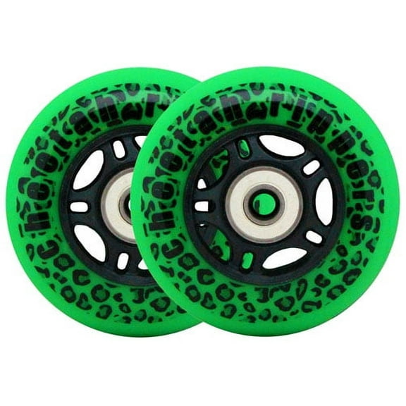 Cheetah Rippers: Green Wheels for RIPSTIKs