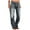 Grey, variant on Women Trendy Mid Rise Casual Versatile Solid Color Straight Leg Loose Jeans Women'S Jeans M