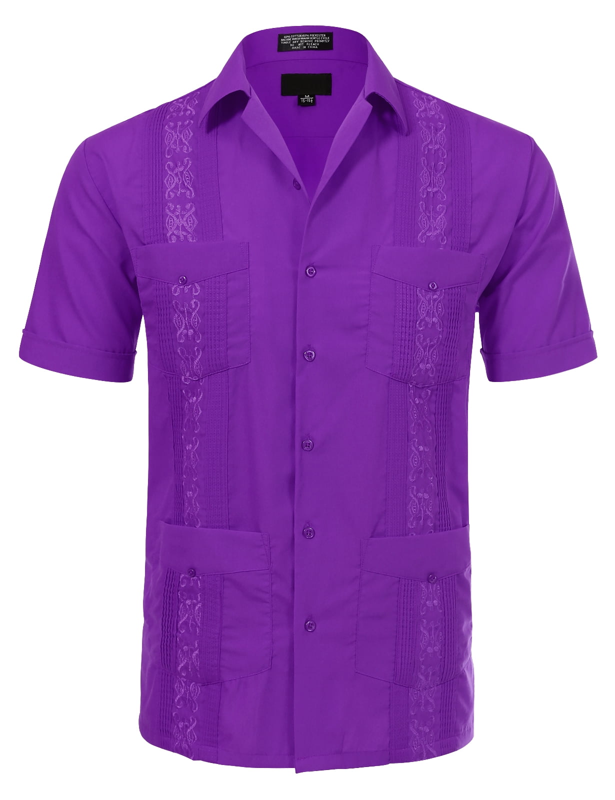 Allsense Men's Short Sleeve Cuban 