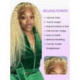thumbnail image 5 of 22 Inch Blonde Wig Human Hair 613 13x4 Lace Front Wig Human Hair 613 Deep Wave HD Lace Front Wigs 200% Density Pre Plucked With Baby Hair for Women, 5 of 7