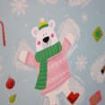 thumbnail image 3 of Holiday Time Blue Snow Angel Large Christmas Paper Gift Bag, 3 of 5