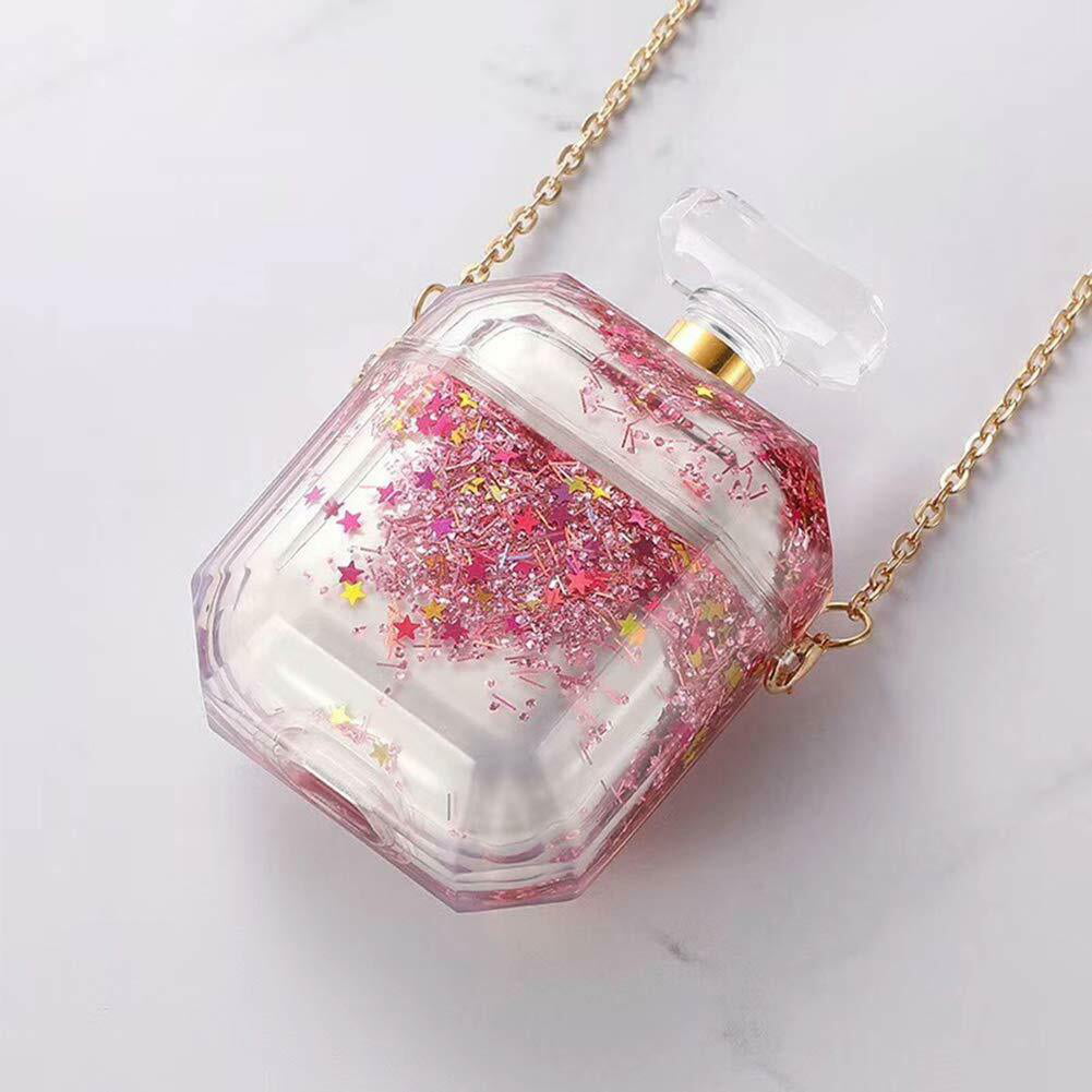 Earphone Case for AirPods Pro 2 Glitter Hearts Love Colorful Cover Funda  for Air Pods 2 3 Transparent Soft TPU Case with Hook