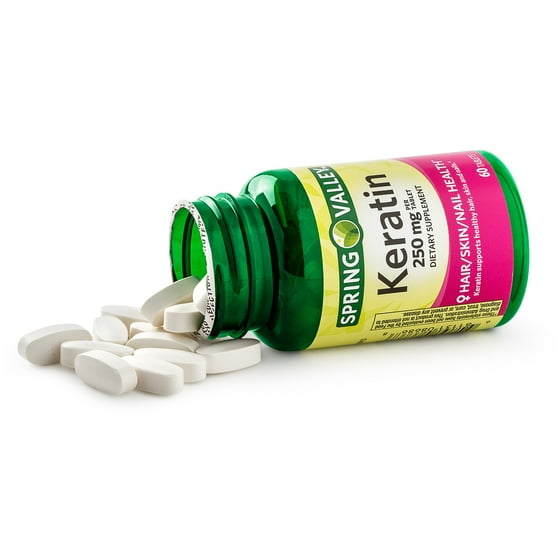 Spring Valley Keratin Tablets 250 Mg 60 Ct