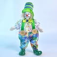 thumbnail image 6 of Misright Ceramic Clown Doll Model Figure Movable Wire Frame Body Halloween Decoration, 6 of 7