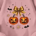 thumbnail image 4 of hengsof Girls Sweatshirts Halloween Printed Long Sleeve Crewneck Pullover Toddler Kids Winter Warm Shirt Sweater Tops 1-13Y, 4 of 5