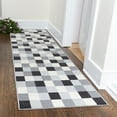 thumbnail image 6 of Ottomanson Non-Slip Hallway Runner Rug 2'7" x 9'10" Perfect for High Traffic Areas, Gray, 6 of 9