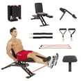 thumbnail image 1 of Total Flex L with Pro Pack Adjustable Foldable Weight Bench – Home Gym Workout Bench Press Rack for Strength Training & Full-Body Fitness, 1 of 10