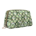 thumbnail image 2 of Picia Cute Frog Print Leather Makeup Bag Make Up Bag Travel Toiletry Bag for Her Girlfriend Teacher Teen Girl Gifts, 2 of 8