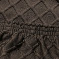thumbnail image 3 of 1 Uds. Funda para silla de comedor con entramado de diamante sólido elástico funda extraíble lavable corta silla de comedor Protector asiento fundas sólidas para Hotel comedor café yeacher estándar, 3 of 6