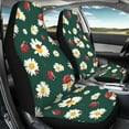 thumbnail image 4 of Uorisanigo Ladybug Daisy Car Seat Cover, Non-Slip Auto Front Seat Covers Automobile Seats Protectors Car Accessories for Vehicle, Cars, Sedan, Truck, SUV, Van, 4 of 7