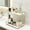 White, variant on Bathroom Organizer Countertop Perfume Organizer Makeup Organizer Cosmetics Storage Display Rack Vanity Tray Dresser Stainless Steel Gold Shelf White Marble Ceramic Tray