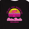 thumbnail image 4 of Inktastic Summer Enjoy the Sunshine Outer Banks North Carolina in Pink Boys or Girls Long Sleeve Toddler T-Shirt, 4 of 5