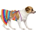 thumbnail image 3 of Dog Bikini Swimsuit,Summer Puppy Bathing Dress Beach Clothes for Puppy Dog Cat (M, Rainbow), 3 of 5