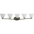 thumbnail image 2 of Progress Lighting P2016-20W Contemporary/Soft 5-100W Med Bath Bracket, Antique Bronze, 2 of 3