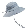 thumbnail image 1 of Fishing Hat Summer Sun Hat UV Protection Bucket Hiking Cap, 1 of 3