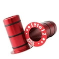 thumbnail image 3 of 2 Unids Hub Tenedor Dentero Tubo Eje Adaptador Del Asiento De Conversión 15mm A 12mm De , Para Mountain Road Bike Ci rojo DYNWAVEMX Asiento de conversión del cubo de la bicicleta, 3 of 8