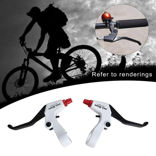 1 par multicolores izquierdo derecho ligero V adaptaciónción a todos los diámetro 22mm manilr partes pancas panca de de mano 2,5 Rojo DYNWAVEMX Palancas de freno de bicicleta