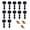12PCS, variant on 2Pcs Antique Bronze Cabinet Knobs, European Style Drawer Pulls for Kitchen Cupboard, Dresser, Wardrobe and Vanity Hardware