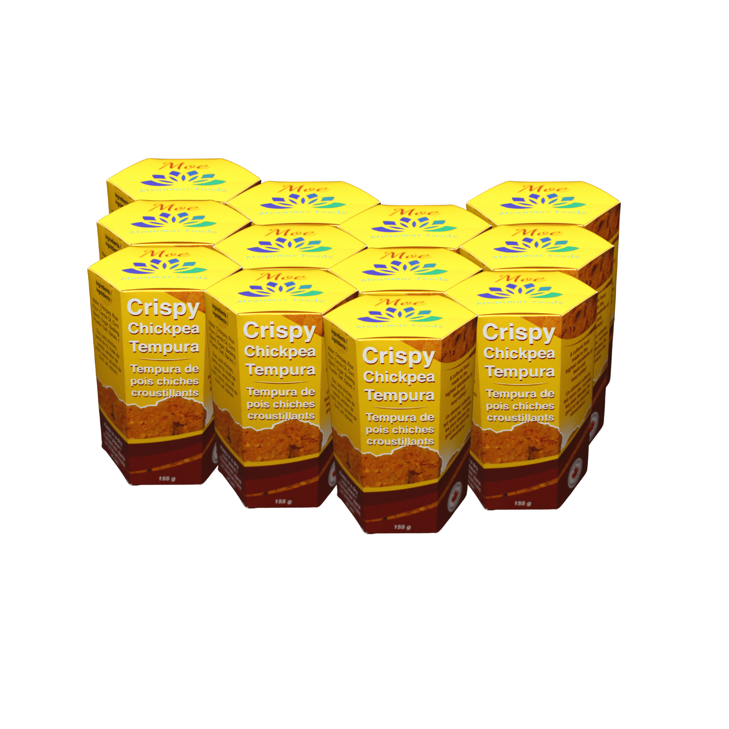 Crispy Chickpea Tempura Soup Cracker, Healthy Snack, GlutenFree (Pack