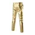 thumbnail image 7 of Men Summer Outfits And Tux One Two Slim All Pants for Men Men's Suit Separates Tuxedo with Lapel Buttons Suit Mend Suits Modern Fit Slim Fit Stretch Mens Shiny Two Piece Open One Gold L, 7 of 7