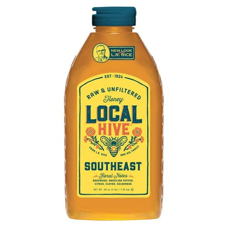 Product of Local Hive Southeast Raw and Unfiltered Honey, 48 oz. [Biz