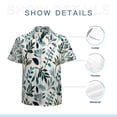 thumbnail image 7 of High Quality Hawaiian Shirts for Men Short Sleeve Aloha Beach Shirt Floral Summer Casual Button Down Shirts Blouses YTELXL, 7 of 7