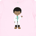 thumbnail image 4 of Inktastic African American Boy, Doctor, Lab Coat, Medicine Boys Baby T-Shirt, 4 of 5