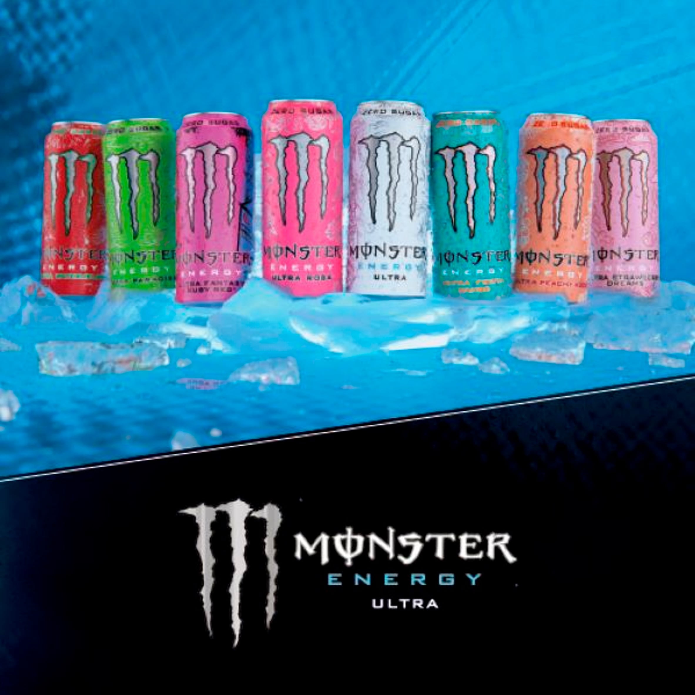 Monster Ultra Fantasy Ruby Red 500ml, Imported from Britain