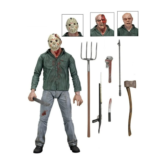 NECA Friday The 13th Scale Ultimate Part 3 Jason Figura de acción de 7 pulgadas