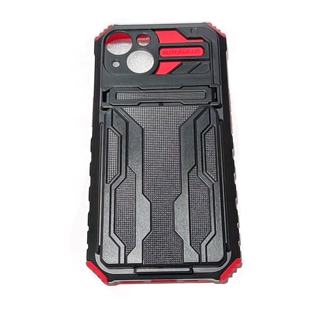 Methold Funda para teléfono a prueba de golpes, funda trasera para teléfono inteligente, TPU, PC, Protector portátil, soporte resistente a caídas, Electrónica rojo Tipo 1