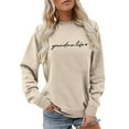 thumbnail image 2 of Grandma Life Sweatshirts for Women 2025 Long Sleeve Crewneck Grandma Sweatshirt Pullover Tops Fall Winter Outfits, 2 of 5