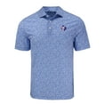 thumbnail image 2 of Men's Cutter & Buck Blue Texas Rangers Pike Eco Flora Print Recycled Polo, 2 of 3