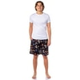 thumbnail image 3 of Avatar The Last Airbender Men's Allover Character Print Design Adult Lounge Sleep Pajama Shorts, 3 of 6
