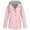 34#Pink, variant on Rain Jacket Women Waterproof with Hood Lightweight Zip Up Hooded Raincoat with Pockets for Outdoor Active Wear Gray 3XL