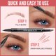 thumbnail image 4 of Bolígrafo para cejas iMethod, curvo, con doble punta, microblading, color marrón oscuro, 4 of 6