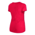thumbnail image 3 of Women's New Era Scarlet San Francisco 49ers Enzyme Wash Low V-Neck T-Shirt, 3 of 3